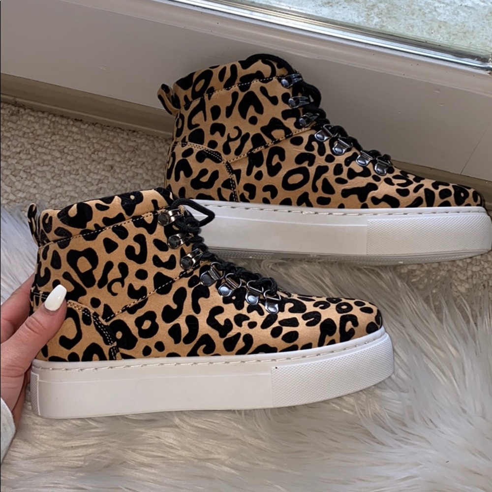 Cheetah high tops